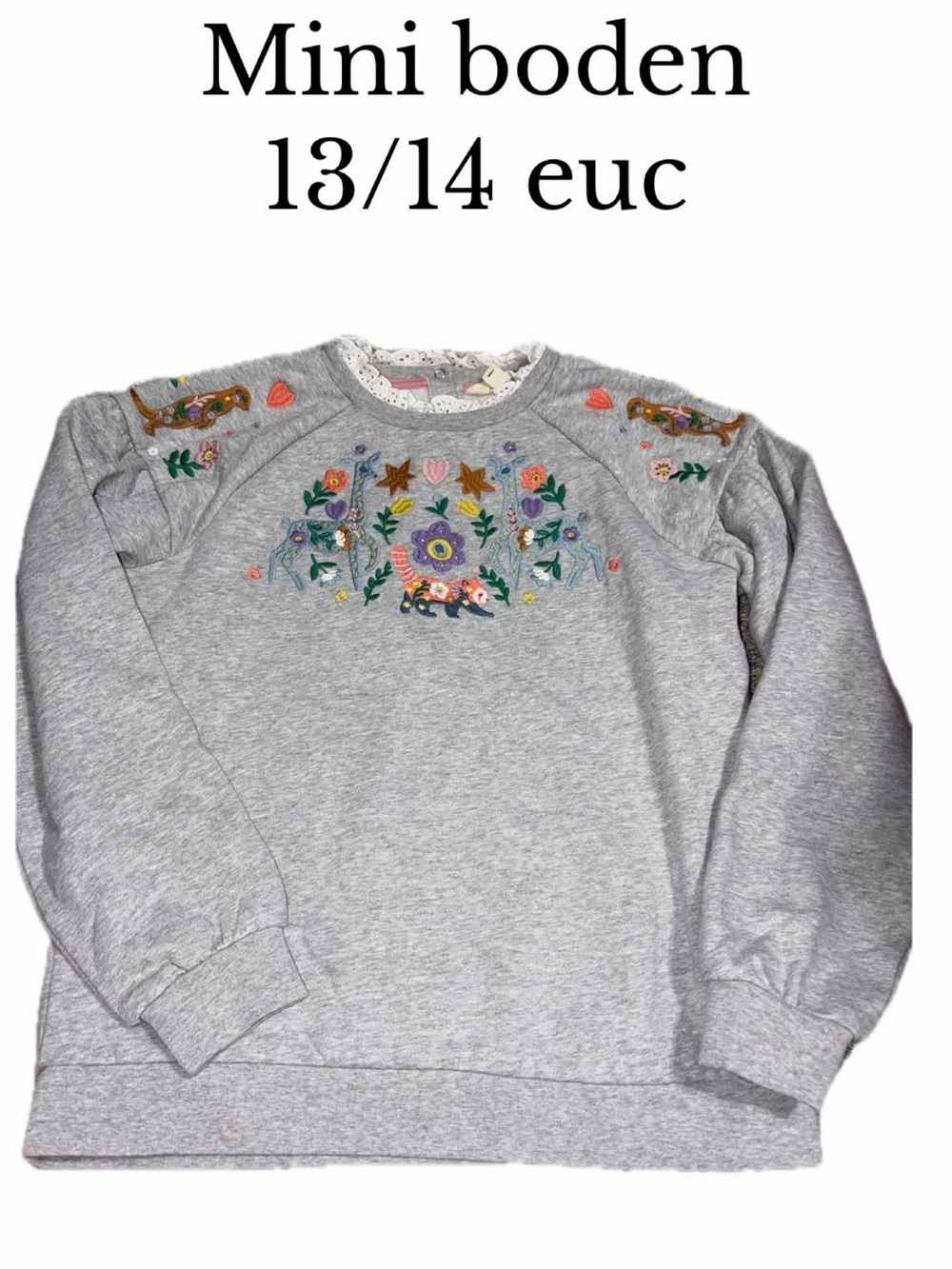 Mini boden 13/14 sweatshirt